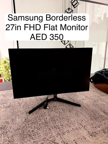 Samsung F27T350 27 FHD Flat Monitor 75Hz IPS Panel Borderless Design