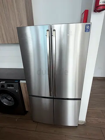 Electrolux Stainless Steel 4-Door Refrigerator - Excellent Condition