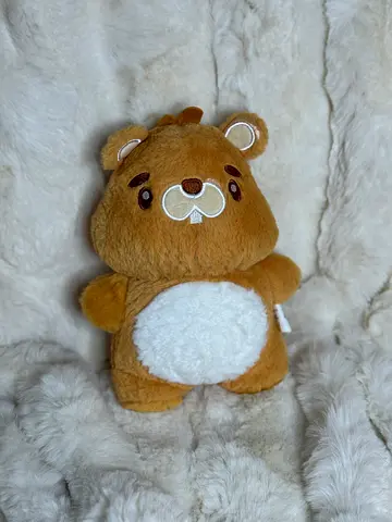 Small brown plush beaver/stuffed animal - gently used