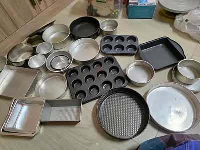 Assorted Baking Pans and Muffin Trays - Set of Various Sizes