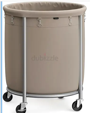 Rolling Laundry Hamper with Removable Bag 190L