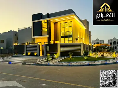 فيلا فاخرة مع مسبح للبيع في الحليو 2 – عجمان | موقع استراتيجي مباشر على شارع الشيخ محمد بن زايد، تملك حر لجميع الجنسيات، والسعر شامل رسوم التسجيل