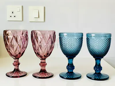 Set of 4 Vintage Goblets for Sale