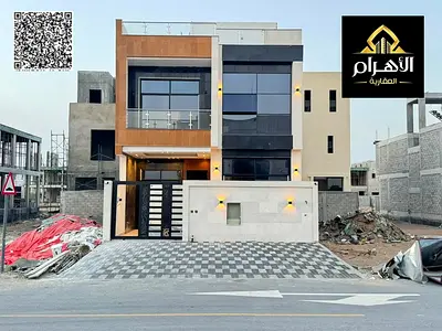 Modern 5-bedroom villa with roof terrace for sale in Al Zahia | Luxurious custom finishing | Freeho