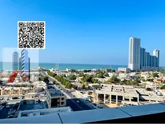 Spacious 1 Bedroom Apartment with Sea View in Ajman One Tower.