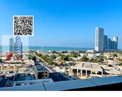 Spacious 1 Bedroom Apartment with Sea View in Ajman One Tower.