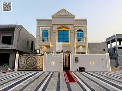 Luxury villa for rent in the most prestigious area of ​​Ajman, Al Helio 2 area