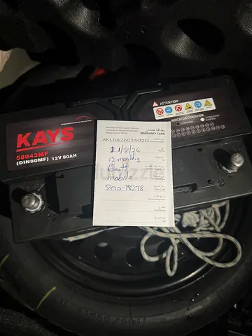 WARRANTY NEW BATTERY KAYS