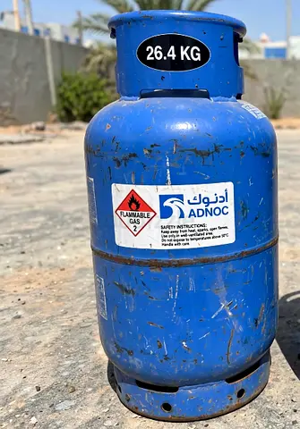 ADNOC 26.4kg Blue LPG Gas Cylinder (Used) 2 pcs