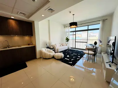 LAVISH FULLY FURNISHED 1 BHK 1 BATHROOM WARDROBE // GYM POOL PARKING FREE READY TO MOVE FOR FAMILY ONLY