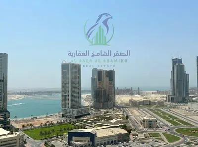 Three Bedroom Apartment for Annual Rent in Sharjah Sea View Master Bedroom Built In Wardrobes Three Bathrooms