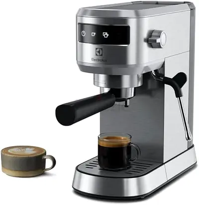 Electrolux Espresso/Cappuccino Machine - Compact Stainless Steel