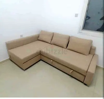 IKEA L shap Sofa store cum bed you can fix the