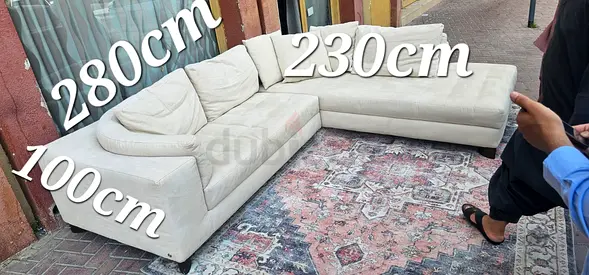 Natuzzi premium quality L shape sofa
