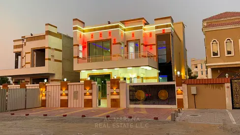 Villa in Rawda 1 with a swimming pool, two floors and a rooftop | 5 master bedrooms | Central air conditioning | Balcony in each room | Price includes