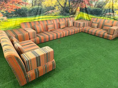 Large 8 Seater Outdoor Garden Majlis Sofa Set