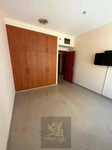 For annual rent in Al Khan Sharjah one bedroom apartment with central AC nice finishing and built i
