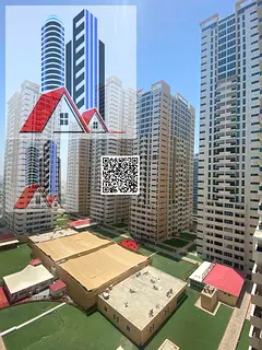 2 BHK for Rent in Ajman One Towers with Parking..