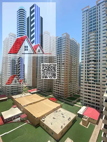 2 BHK for Rent in Ajman One Towers with Parking..