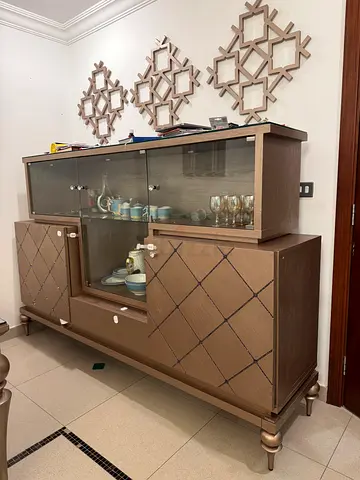 Dinning table with a buffet