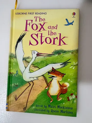 The fox and the stork kids book