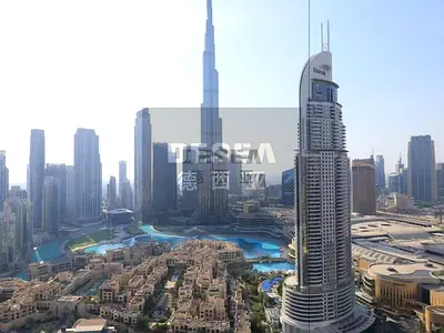 Burj & Fountain Views | High Floor | Vacant
