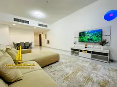 Fully furnished Luxury 2BR monthly in Ajman, ready to move in, including bills, internet, and parkin