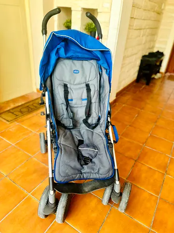 Chicco LiteWay Blue and Grey Umbrella Stroller