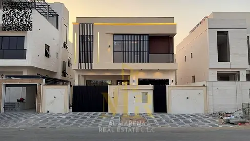 🏡 Luxury Villa for Sale in Al Helio 2 – Ajman | 4 Master Bedrooms | 2 Floors | Main Road | Ready t