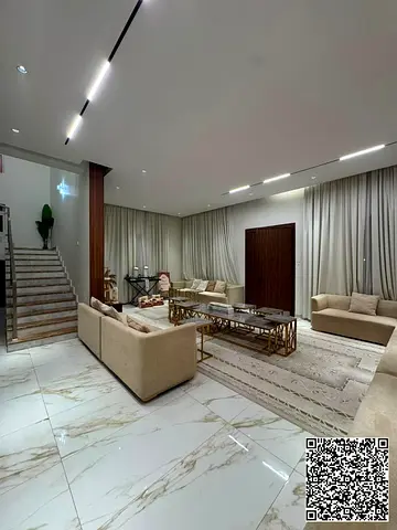 للبيع فيلا مفروشه بالكامل | مسبحين | 4 غرف ماستر | تشطيبات فاخره
