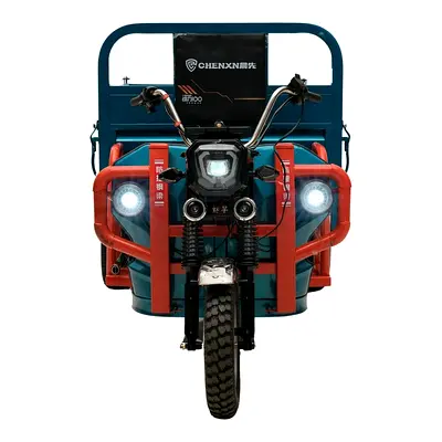 1.8 MTR Tri-Wheel Tuk-Tuk Cargo Rickshaw E-Bike with Trunk Space | Max Load Capacity : 800 Kgs