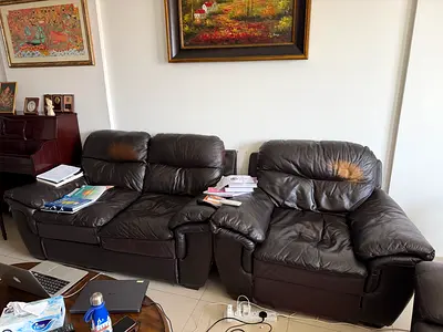 Real leather sofas for sale-Imported from USA