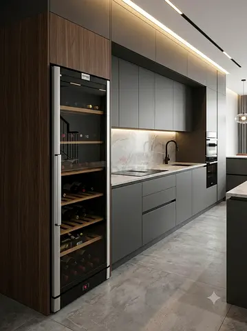 Vestfrost W185 Wine Cooler – 200-Bottle Capacity | Dual Temperature Zones | Large Capacity