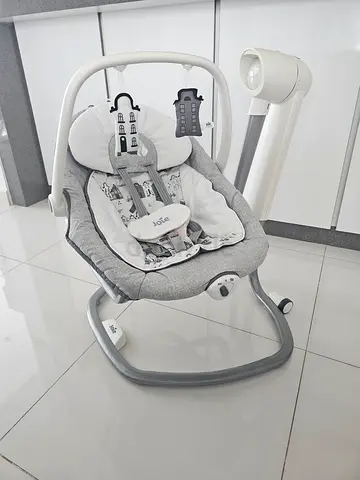 Joie electric baby 2-in-1 swing / rocker in grey - good condition