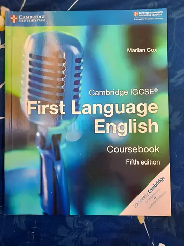 Cambridge IGCSE First language English textbook