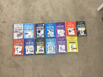 Diary of a Wimpy kid set of 13 books