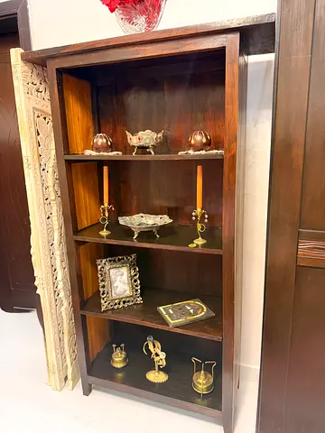 Marina solid wood bookcase