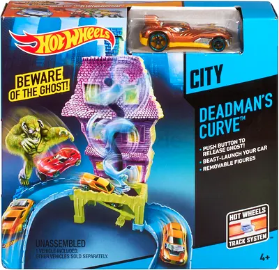 Hot Wheels Deadmans Curve Track Set