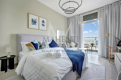 Fully Furnished Studio with Balcony & Community View in JVC