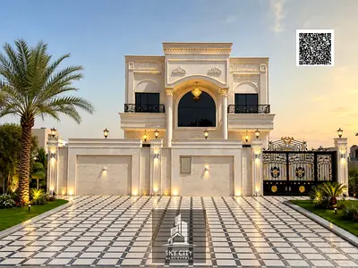 تملك فيلا للبيع ارضى واول تصميم كلاسيك على شارعين تملك حرتصمييم فلل دبى على شارع 311   مباشرمن المالك مباشر.