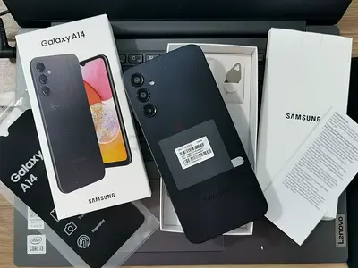 Samsung Galaxy A14 (Black) - Unlocked, Box & Accessories
