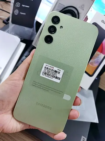 Samsung Galaxy A14 (green) - good condition, 3 rear cameras