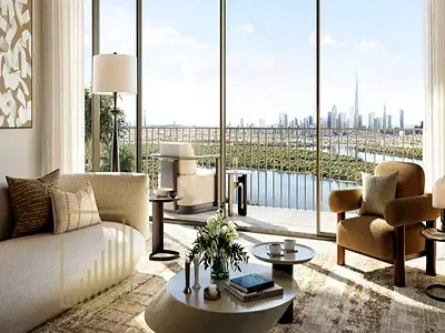 Waterfront 2BHK | كريك هافن | إطلالات على المارينا والأفق | الوصول إلى تراس المسبح