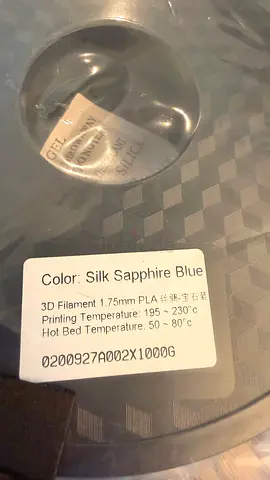 PLA Silk Blue Filament