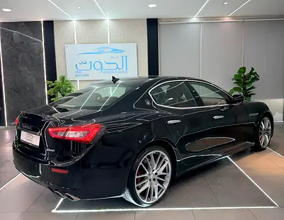 LOVELY MASERATI GHIBLI S Q4 V6 || GCC || WELL MAINTAINED || TOP OPTIONS || LOW MILEAGE