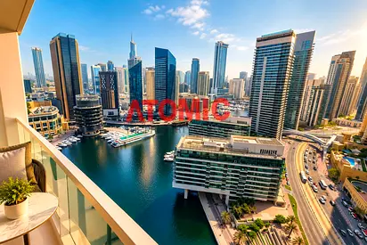High Floor | Partial Marina View | 4 Chq | Bright