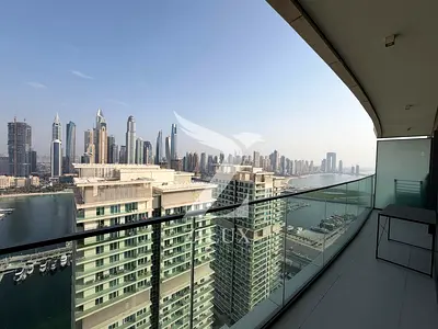 premium location 2BR Beach Vista | Panoramic Marina & Eye Dubai Views