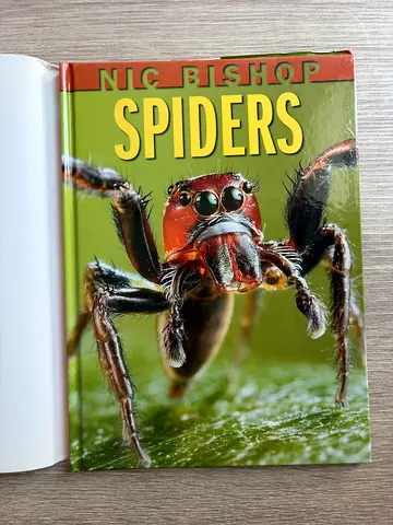 Spiders by Nic Bishop - Hardcover Nature Photography Book