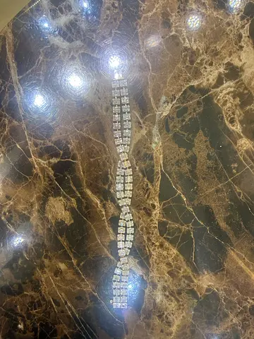 Elegant 10.44 cara vvs diamond tennis bracelet 18k white gold and 18k rose gold 33gram