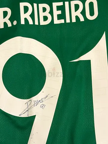 Sporting club Portugal Rodrigo Ribeiro signed and europa league match worn shirt